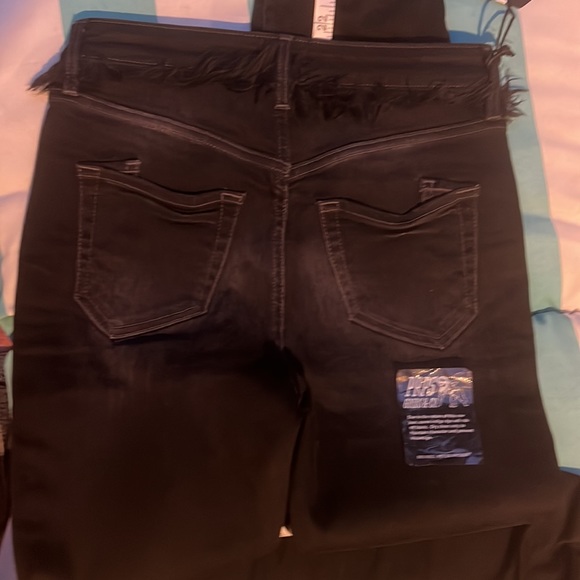 NWT PRPS High-Waist Denim Joggers Washed Black Size 27 - Picture 8 of 9